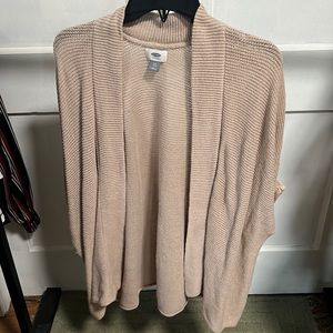 Oversized Short-Sleeve Cardigan